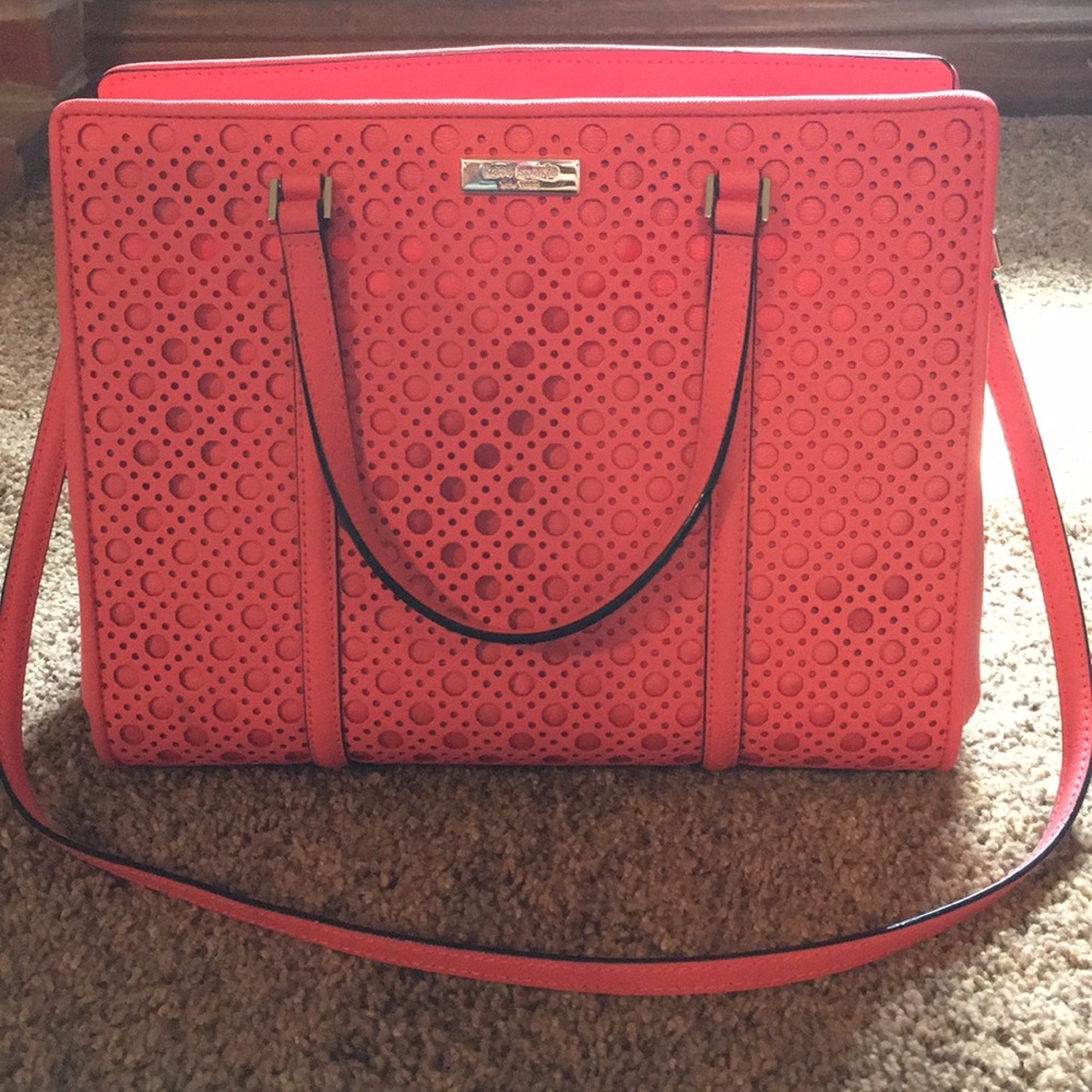 Kate Spade Romy Newbury Lane Caning in Flamingo